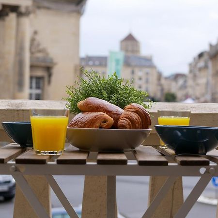 Studio Renove Avec Terrasse Et Vue Unique ! Caen Bagian luar foto
